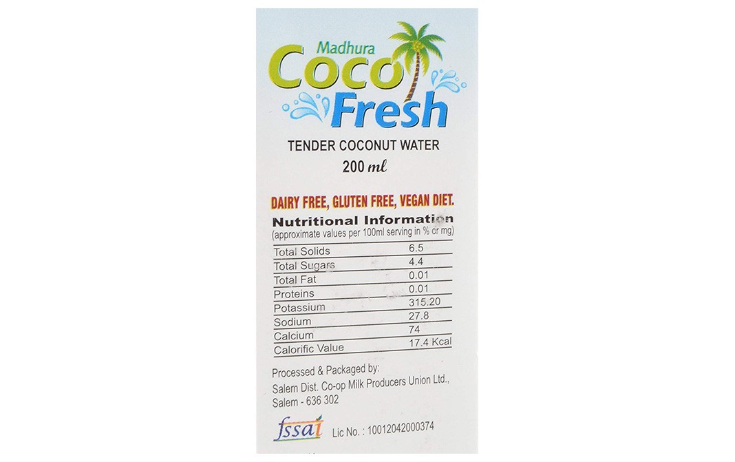 Madhura Coco Fresh    Tetra Pack  200 millilitre